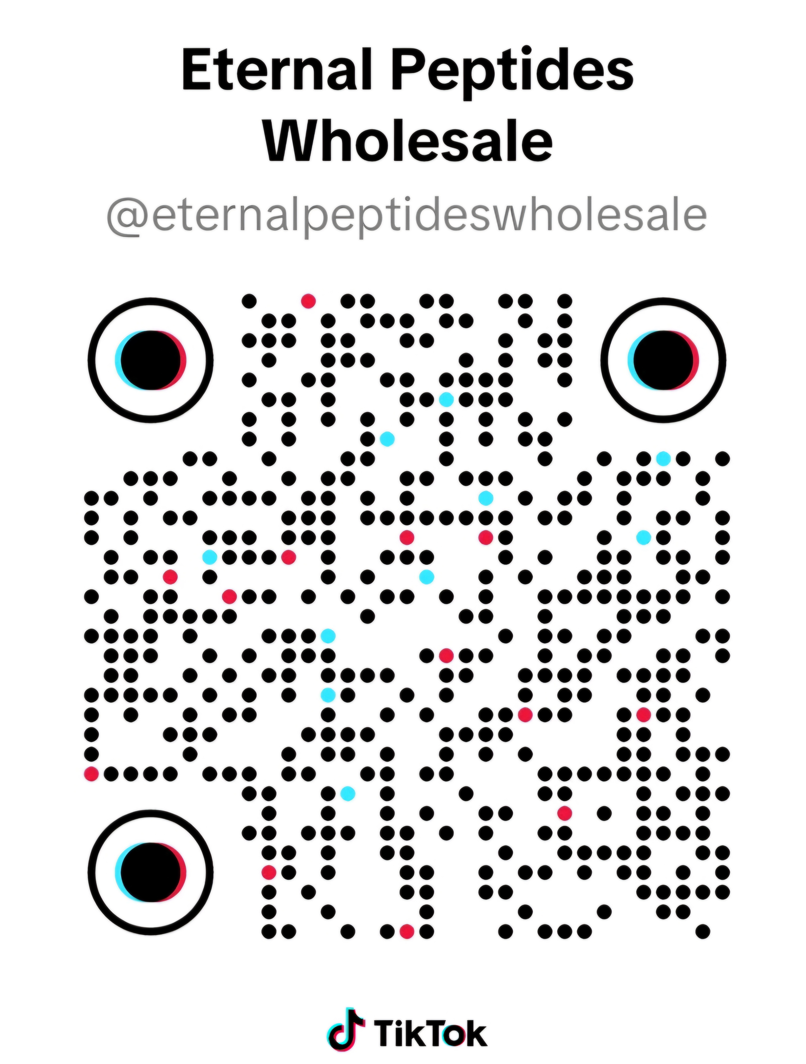 TikTok QR code for Eternal Peptides Wholesale