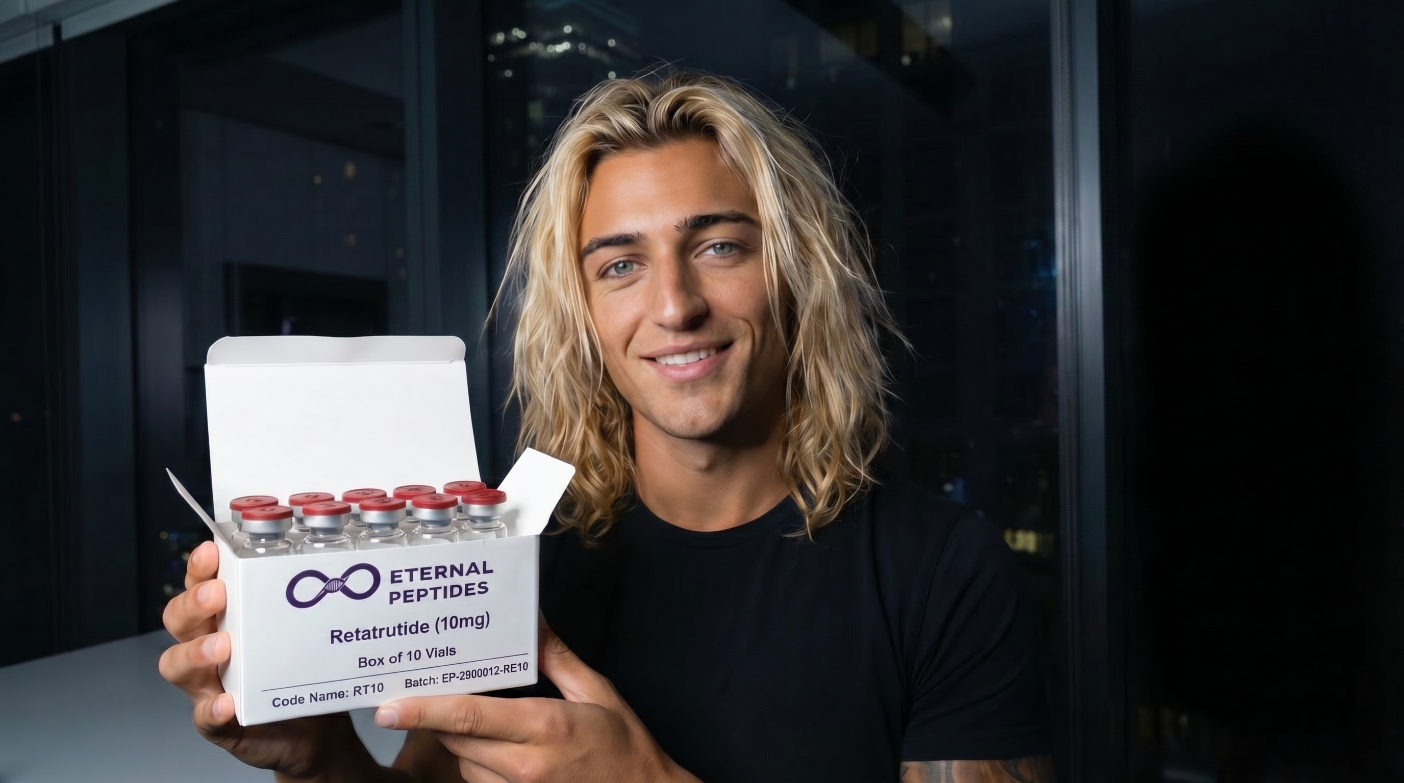 Eternal Peptides Wholesale product presentation with retatrutide