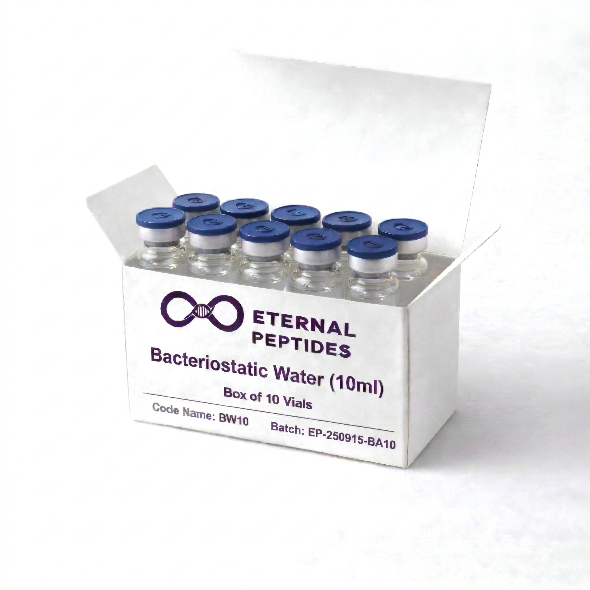 Bacteriostatic Water (10ml) - Box of 10 Vials