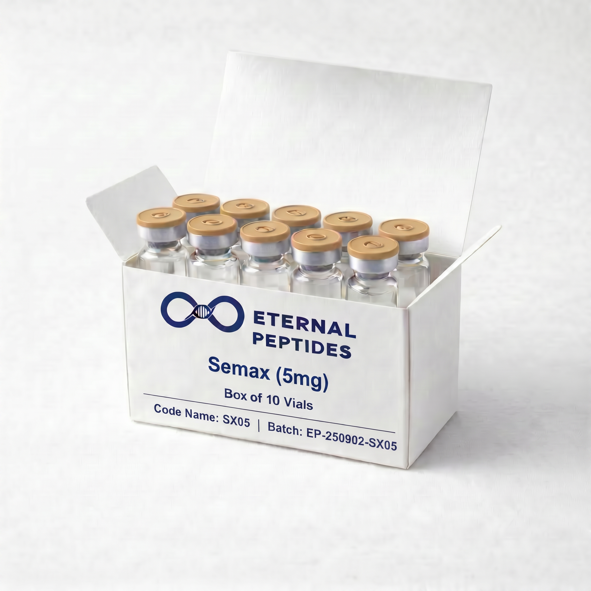 Semax (5mg) - Box of 10 Vials